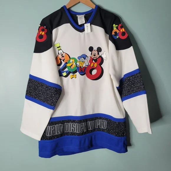 Disney | Shirts | Walt Disney World 208 Hockey Jersey Size M Nwt